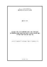 Luận án Nghiên cứu cải thiện độ nhạy của cảm biến từ trường dựa trên nguyên lý sóng âm bề mặt có kết hợp với vật liệu từ