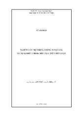 Luận án Nghiên cứu hệ thống thông tin quang sử dụng điều chế đa mức dựa trên hỗn loạn