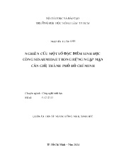 Luận án Nghiên cứu một số đặc điểm sinh học còng sesarmidae trong rừng ngập mặn Cần Giờ, Thành phố Hồ Chí Minh