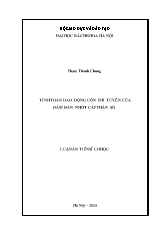 Luận án Tính toán dao động uốn phi tuyến của dầm đàn nhớt cấp phân số