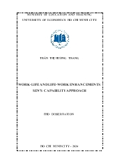 Thesis Work-life and life-work enhancements: Sen's capability approach